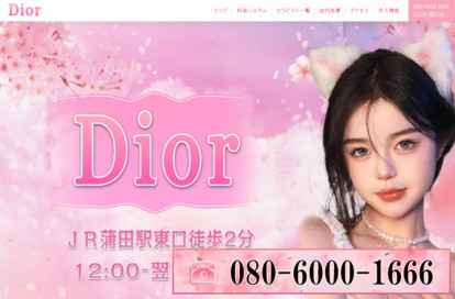Dior オフィシャルサイト