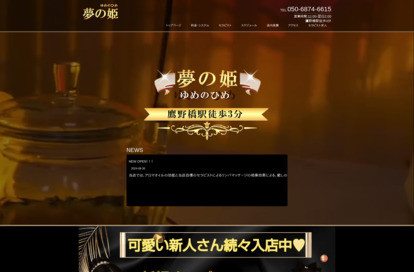 夢の姫 オフィシャルサイト