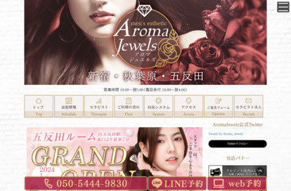 Aroma Jewels（アロマジュエルズ）新橋 オフィシャルサイト